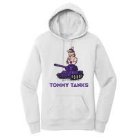 Baseball Tommy Tanks Funny Women's Pullover Hoodie