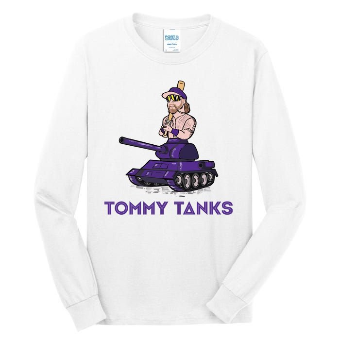 Baseball Tommy Tanks Funny Tall Long Sleeve T-Shirt