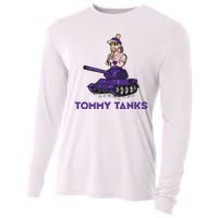 Baseball Tommy Tanks Funny Cooling Performance Long Sleeve Crew