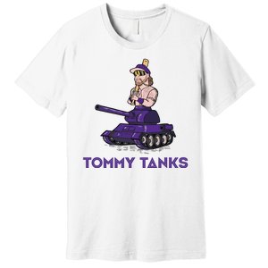 Baseball Tommy Tanks Funny Premium T-Shirt