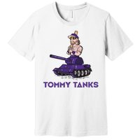 Baseball Tommy Tanks Funny Premium T-Shirt