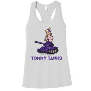 Baseball Tommy Tanks Funny Women's Racerback Tank