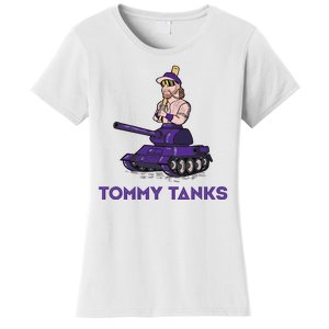 Baseball Tommy Tanks Funny Women's T-Shirt