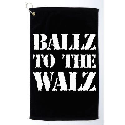 Ballz To The Walz Golf Towel