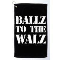 Ballz To The Walz Golf Towel