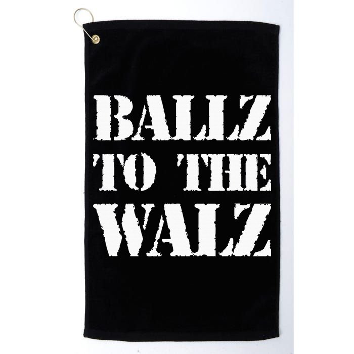Ballz To The Walz Golf Towel