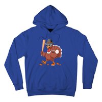 Baseball Turkey Thanksgiving Gift Mom Gift Hoodie