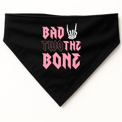 bad Two the Bone Shirt 2nd Birthday 2 Years Old Birthday T-Shirt USA-Made Doggie Bandana