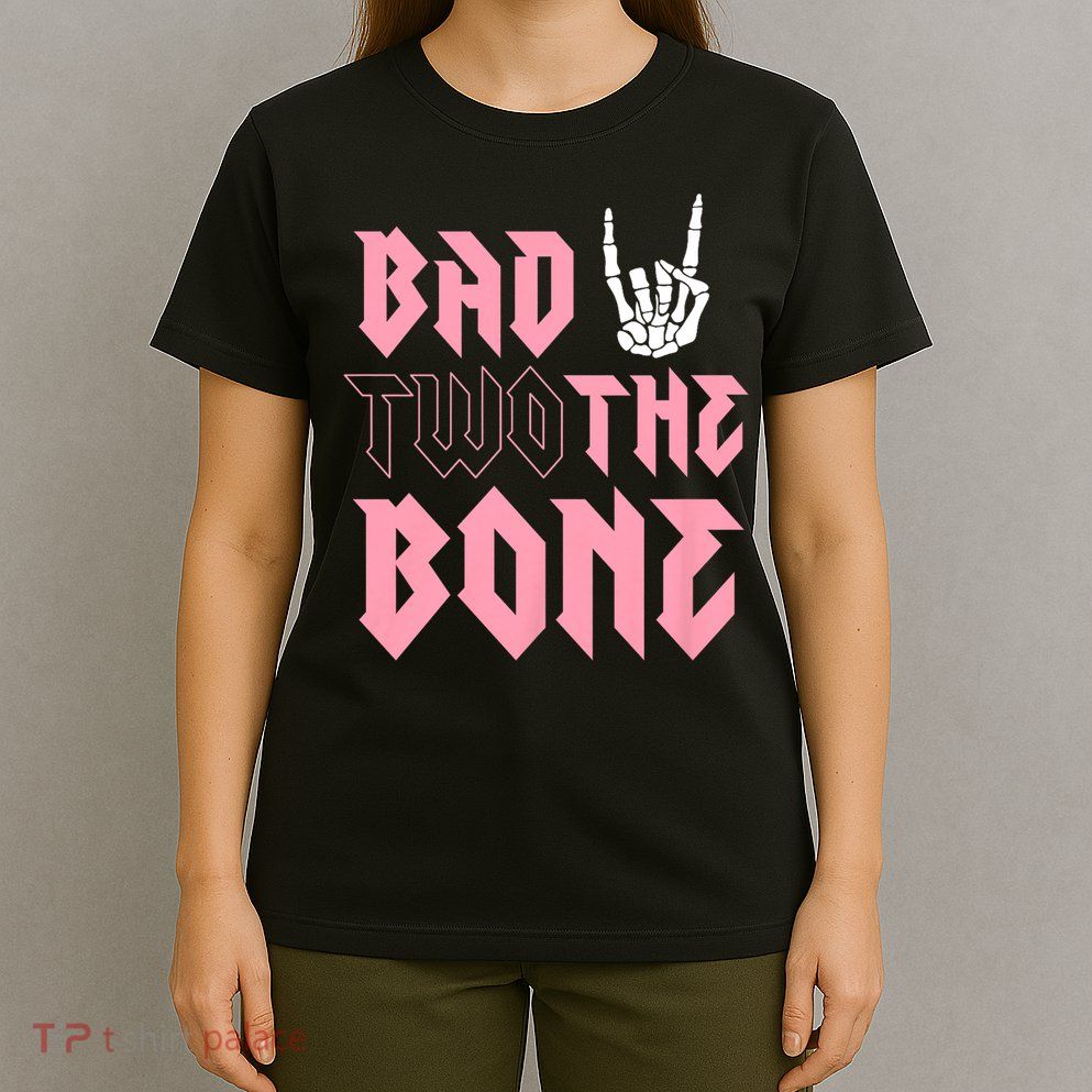 bad Two the Bone Shirt 2nd Birthday 2 Years Old Birthday T-Shirt T-Shirt