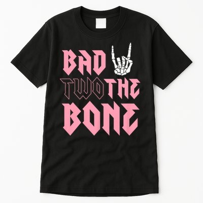 bad Two the Bone Shirt 2nd Birthday 2 Years Old Birthday T-Shirt Tall T-Shirt