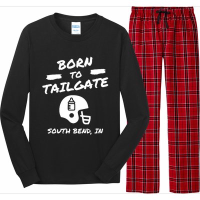 Born To Tailgate Long Sleeve Pajama Set