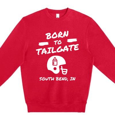 Born To Tailgate Premium Crewneck Sweatshirt