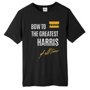 Bow To The Greatest Harris Of All Time First Given Name Tall Fusion ChromaSoft Performance T-Shirt