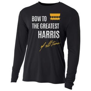 Bow To The Greatest Harris Of All Time First Given Name Cooling Performance Long Sleeve Crew