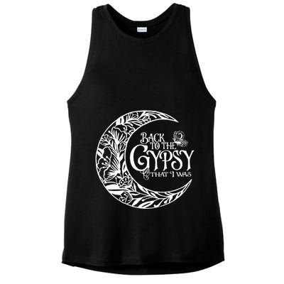 Back To The Gypsy That I Was Ladies PosiCharge Tri-Blend Wicking Tank