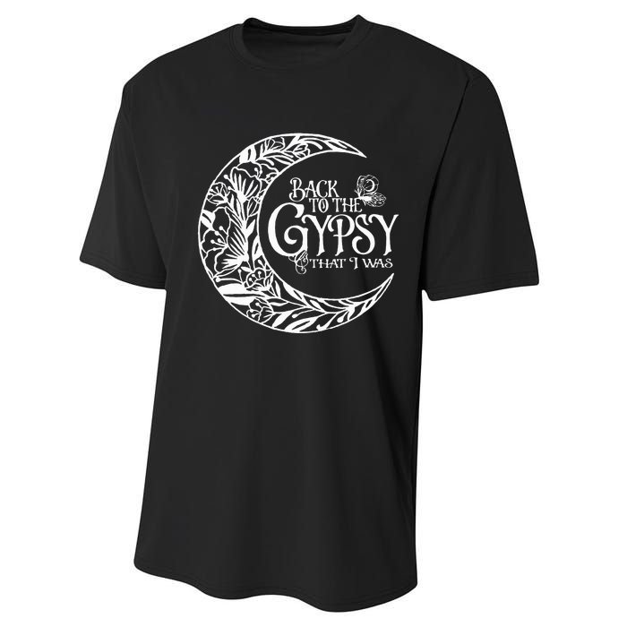 Back To The Gypsy That I Was Performance Sprint T-Shirt