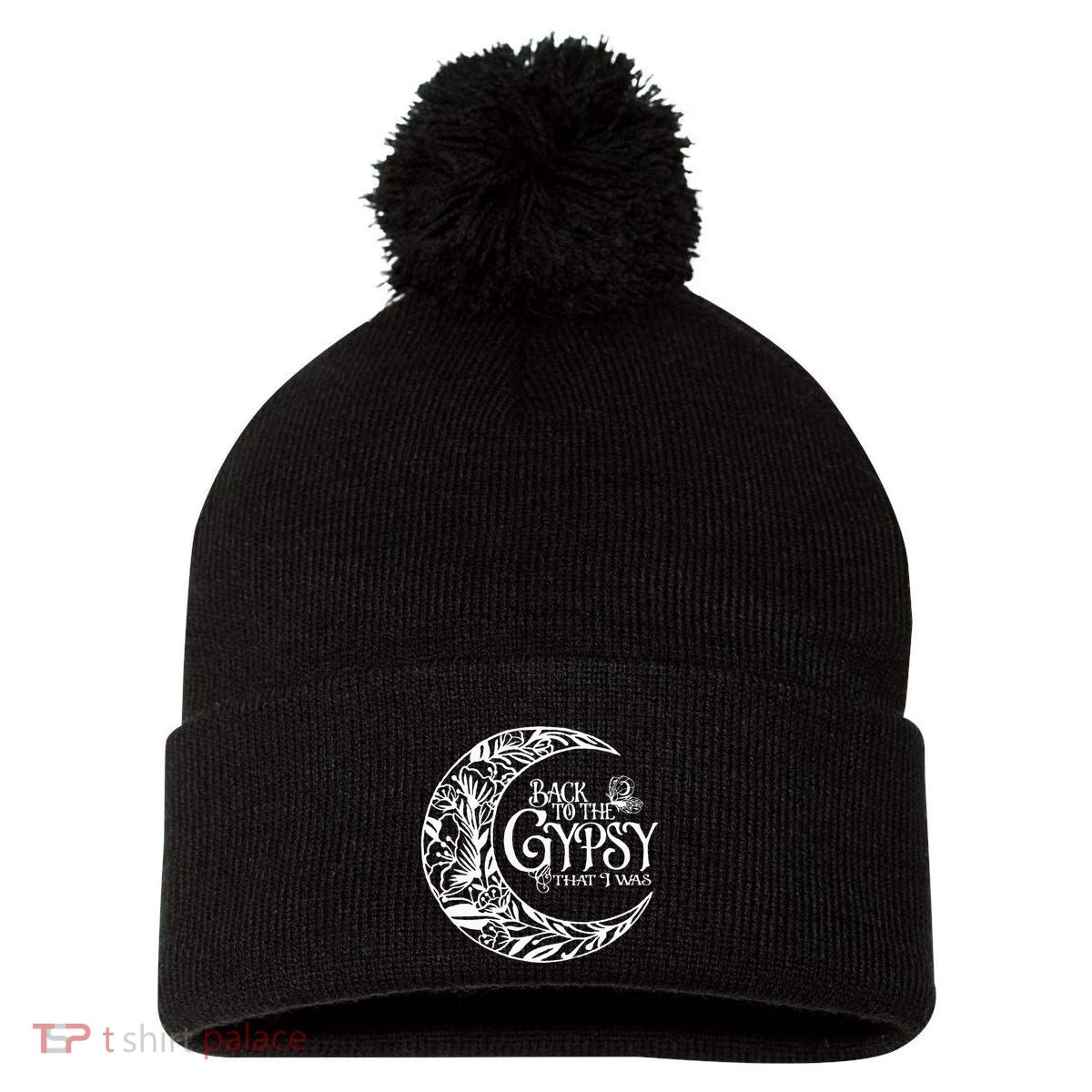 Back To The Gypsy That I Was Pom Pom 12in Knit Beanie