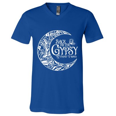 Back To The Gypsy That I Was V-Neck T-Shirt