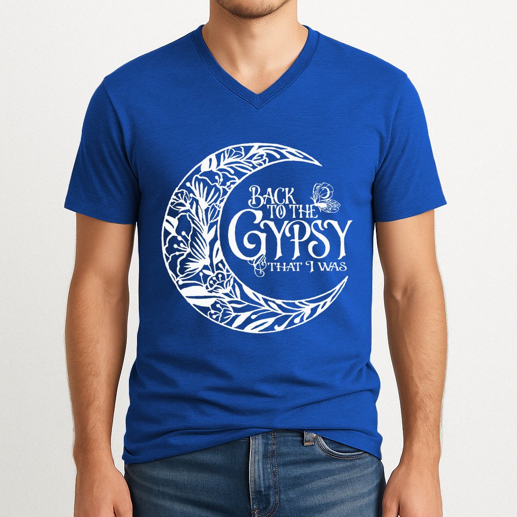 Back To The Gypsy That I Was V-Neck T-Shirt
