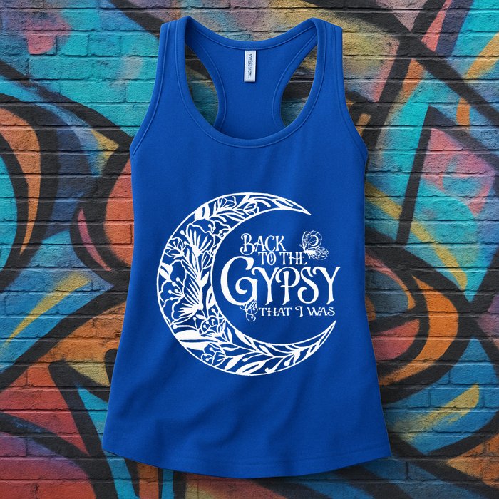 Back To The Gypsy That I Was Womens Tank Top