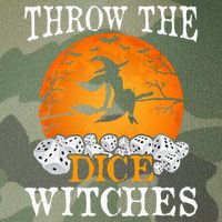 Bunco Throw the Dice Witches Bunco Game Lover Halloween Legacy Tie Dye Trucker Hat