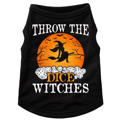 Bunco Throw the Dice Witches Bunco Game Lover Halloween Doggie Tank