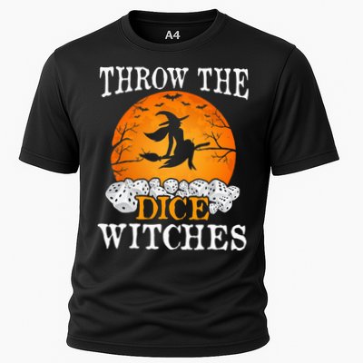 Bunco Throw the Dice Witches Bunco Game Lover Halloween Performance Shirt