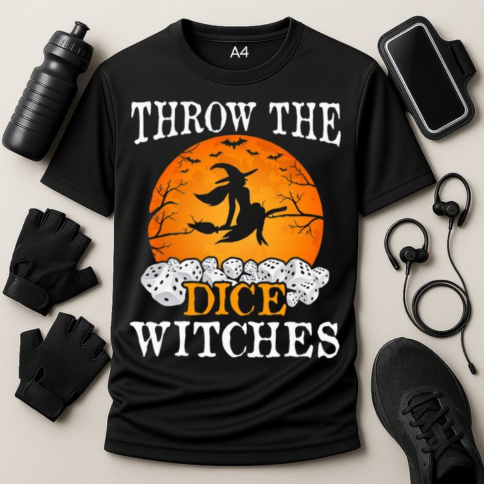Bunco Throw the Dice Witches Bunco Game Lover Halloween Performance Shirt