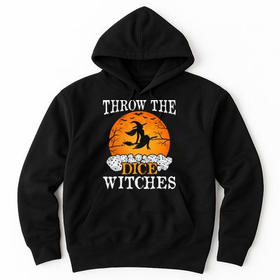 Bunco Throw the Dice Witches Bunco Game Lover Halloween Hoodie