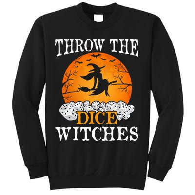 Bunco Throw the Dice Witches Bunco Game Lover Halloween Sweatshirt