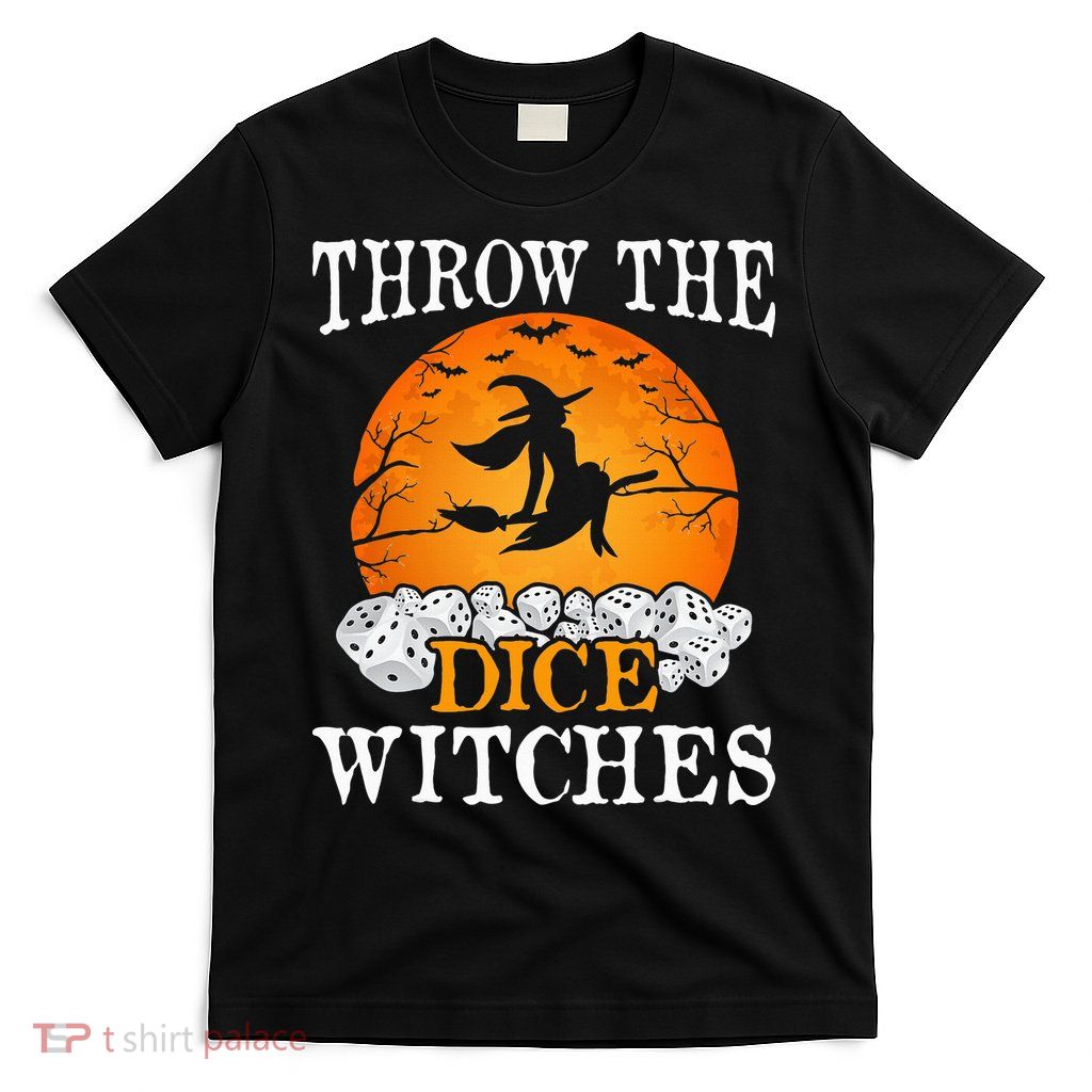 Bunco Throw the Dice Witches Bunco Game Lover Halloween T-Shirt
