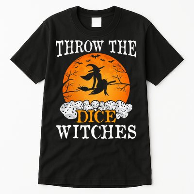 Bunco Throw the Dice Witches Bunco Game Lover Halloween Tall T-Shirt