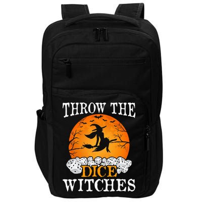 Bunco Throw the Dice Witches Bunco Game Lover Halloween Impact Tech Backpack