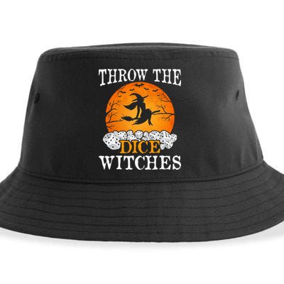 Bunco Throw the Dice Witches Bunco Game Lover Halloween Sustainable Bucket Hat