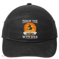 Bunco Throw the Dice Witches Bunco Game Lover Halloween 7-Panel Snapback Hat