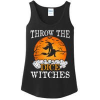 Bunco Throw the Dice Witches Bunco Game Lover Halloween Ladies Essential Tank