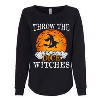 Bunco Throw the Dice Witches Bunco Game Lover Halloween Womens California Wash Sweatshirt