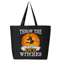 Bunco Throw the Dice Witches Bunco Game Lover Halloween 25L Jumbo Tote