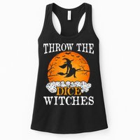 Bunco Throw the Dice Witches Bunco Game Lover Halloween Womens Tank Top
