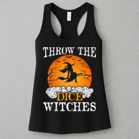Bunco Throw the Dice Witches Bunco Game Lover Halloween Womens Tank Top
