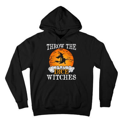Bunco Throw the Dice Witches Bunco Game Lover Halloween Tall Hoodie