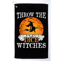 Bunco Throw the Dice Witches Bunco Game Lover Halloween Golf Towel
