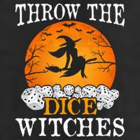 Bunco Throw the Dice Witches Bunco Game Lover Halloween Microfiber Hand Towel
