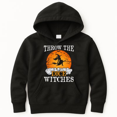Bunco Throw the Dice Witches Bunco Game Lover Halloween Kids Hoodie