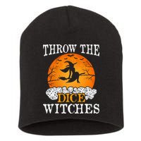 Bunco Throw the Dice Witches Bunco Game Lover Halloween Short Acrylic Beanie