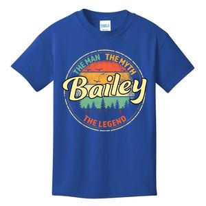 Bailey The The Myth The Legend Personalized Name Gift Kids T-Shirt