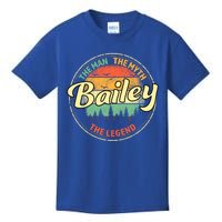 Bailey The The Myth The Legend Personalized Name Gift Kids T-Shirt