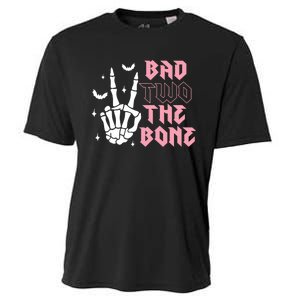 Bad Two The Bone Birthday 2nd 2 Years Old Birthday Cooling Performance Crew T-Shirt