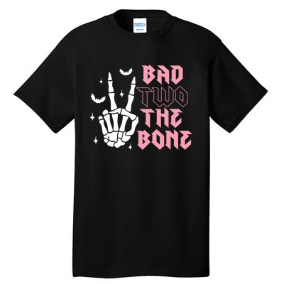 Bad Two The Bone Birthday 2nd 2 Years Old Birthday Tall T-Shirt