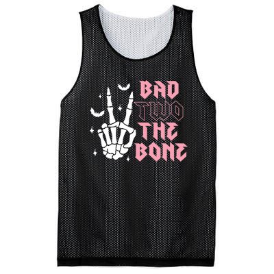 Bad Two The Bone Birthday 2nd 2 Years Old Birthday Mesh Reversible Basketball Jersey Tank